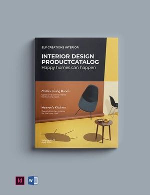 Interior Design Product Catalog Template