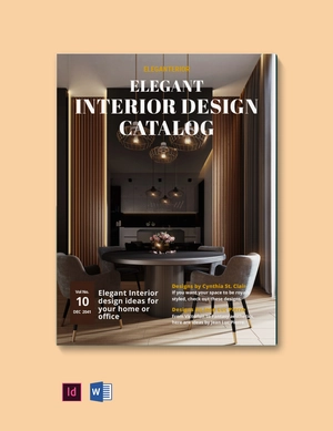 Elegant Interior Catalog Template