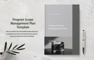 Program Scope Management Plan Template