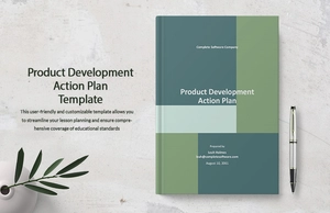 Product Development Action Plan Template