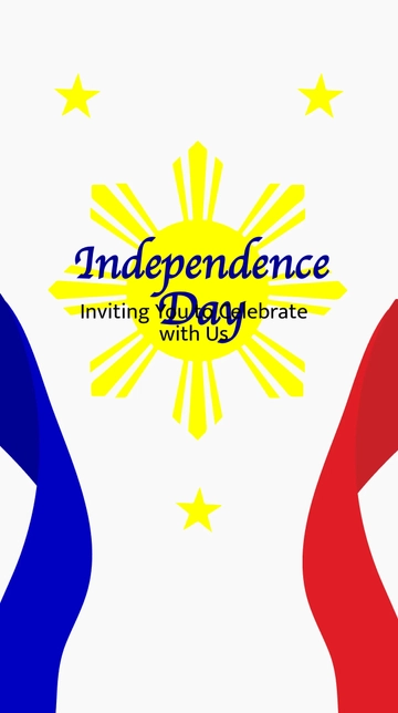 Free Philippines Independence Day Invitation Whatsapp Post Template to Edit Online