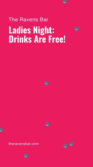 Free Ladies Night Snapchat Geofilter Template to Edit Online