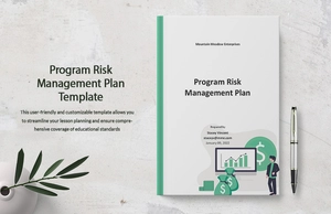 Program Risk Management Plan Template