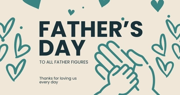 Free Happy Father's Day Facebook Post Template to Edit Online