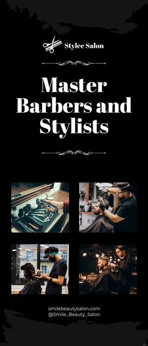Hair Stylist & Salon Roll-Up Template