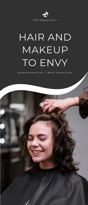 Salon Roll Up Banner Template