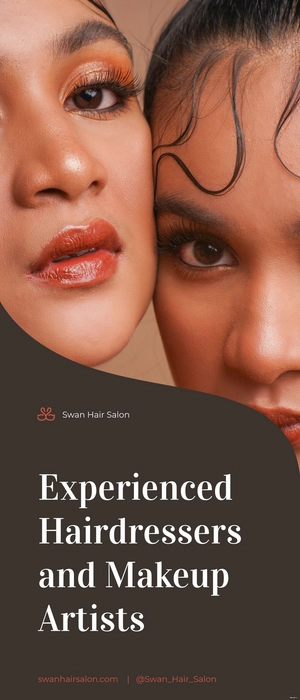 Makeup And Beauty Roll Up Banner Template