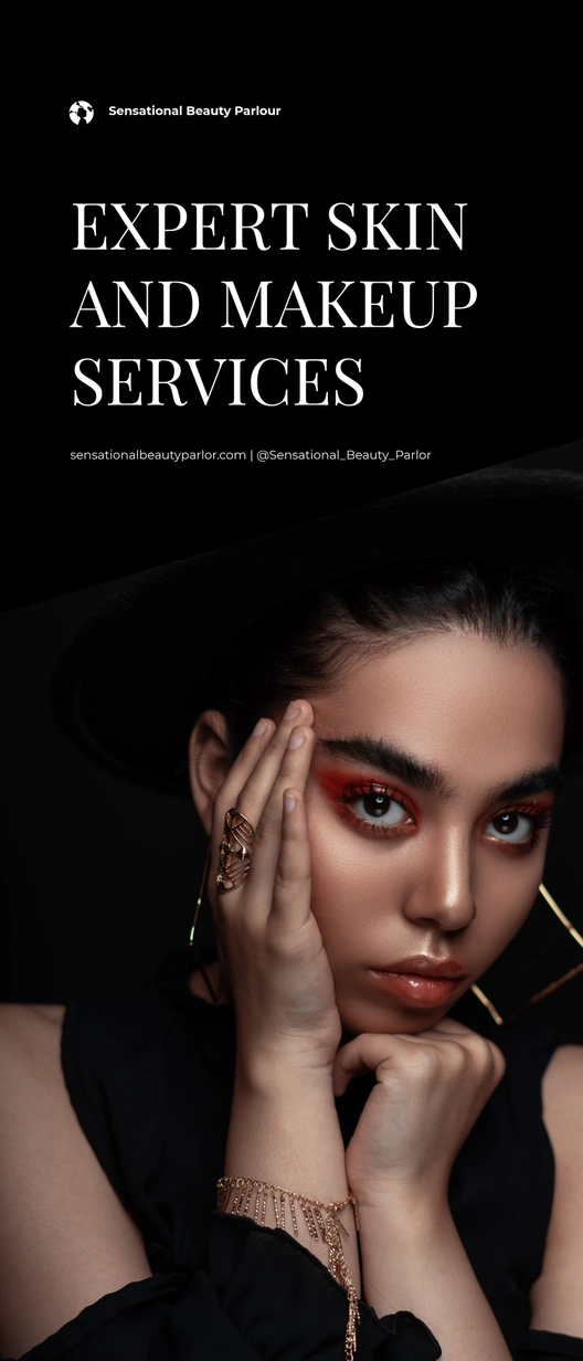 Sample Beauty Care Roll-up Banner Template