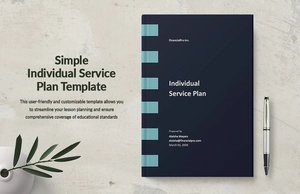 Simple Individual Service Plan Template