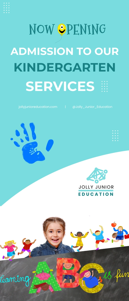 Kindergarten School Roll-Up Banner Template