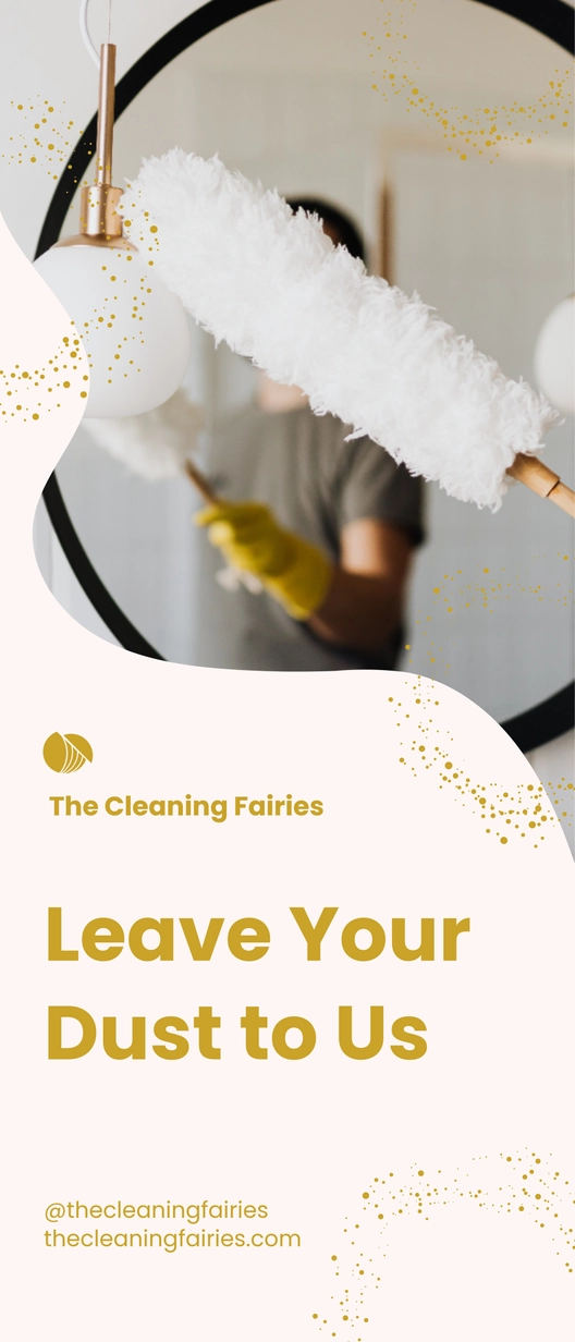 Cleaning Services Advertising Roll-Up Banner Template