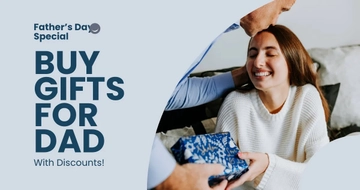 Free Father's Day Sale Facebook Post Template to Edit Online