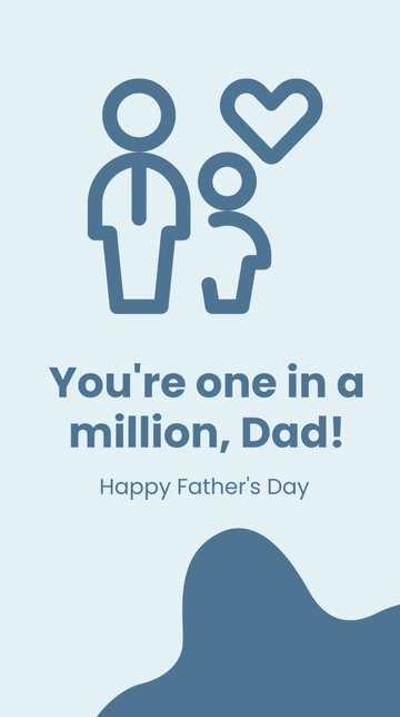 Free Dad Appreciation Whatsapp Post Template to Edit Online