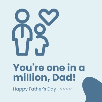 Free Dad Appreciation Linkedin Post Template to Edit Online