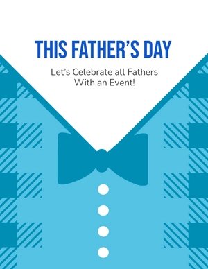 Father's Day Event Flyer Template