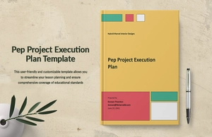 Pep Project Execution Plan Template
