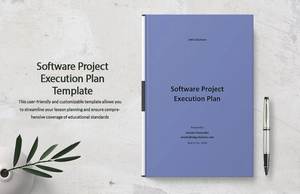 Software Project Execution Plan Template