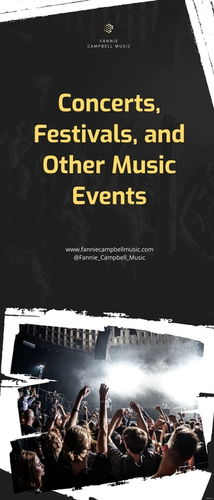 Music Roll Up Banner Template