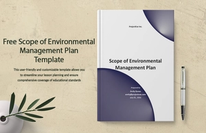 Scope of Environmental Management Plan Template