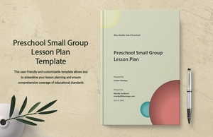 Preschool Small Group Lesson Plan Template