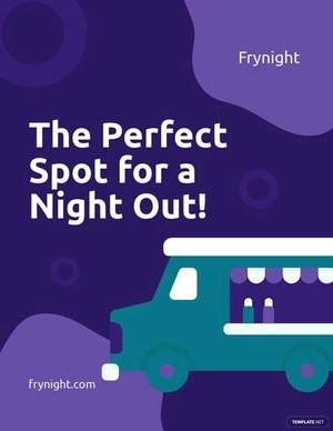 Friday Food Truck Flyer Template