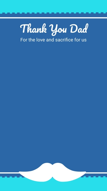 Free Thank You Dad Snapchat Geofilter Template to Edit Online