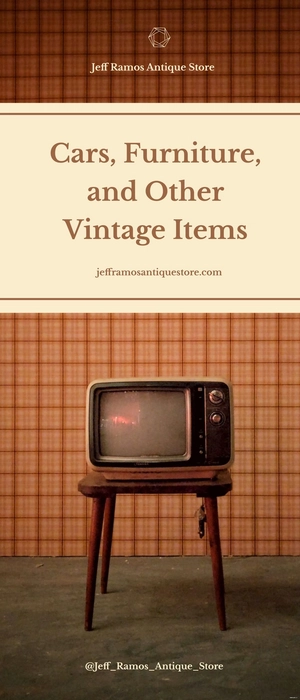Antique Store Roll-up Banner Template
