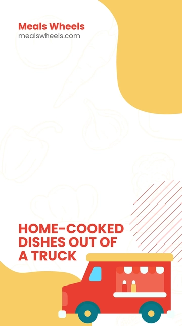 Free Food Truck Event Snapchat Geofilter Template to Edit Online