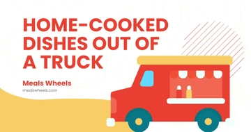 Free Food Truck Event Facebook Post Template to Edit Online