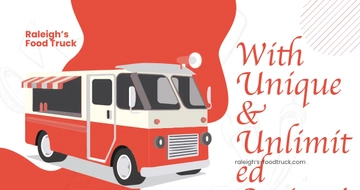 Free Food Truck Rally Facebook Post Template to Edit Online