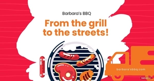 Free BBQ Food Truck Facebook Post Template to Edit Online