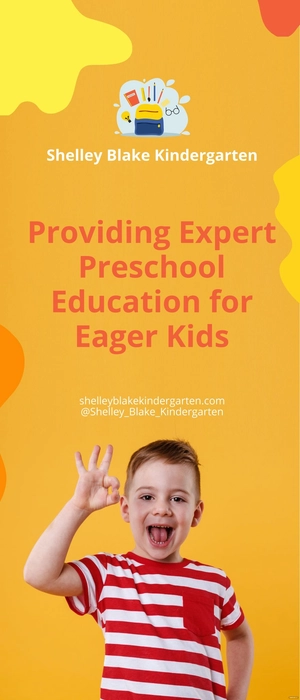 Junior School Promotion Roll-up Banner Template