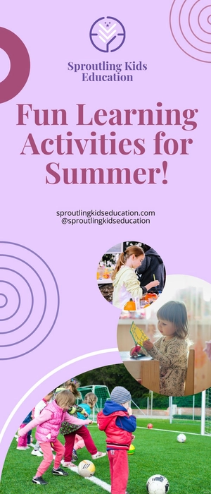 Summer School Roll-Up Banner Template