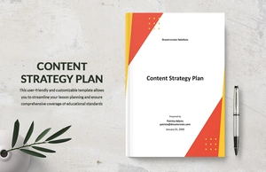 Content Strategy Plan Template