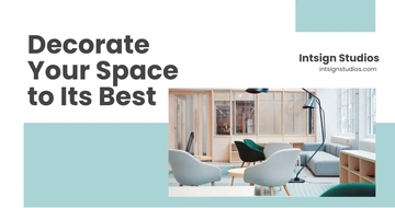 Free Interior Design Business Facebook Post Template to Edit Online