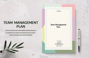 Team Management Plan Template