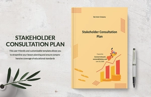 Stakeholder Consultation Plan Template