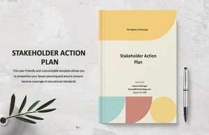 Stakeholder Action Plan Template