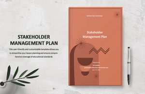 Stakeholder Management Plan Template