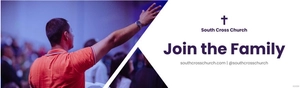 Join The Family Church Billboard Template