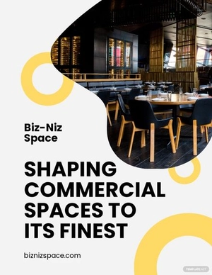 Commercial Interior Design Flyer Template