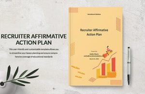 Recruiter Affirmative Action Plan Template Recruiter Affirmative Action Plan Template