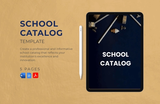 School Catalog Template