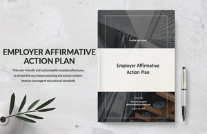 Employer Affirmative Action Plan Template Employer Affirmative Action Plan Template
