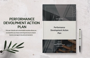 Performance Development Action Plan Template