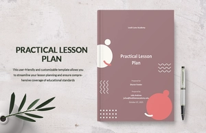 Basic Practical Lesson Plan Template