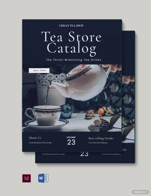 Tea Store Catalog Template