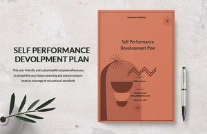 Self Performance Development Plan Template