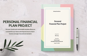 Personal Financial Plan Project Template