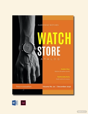 Watch Store Catalog Template